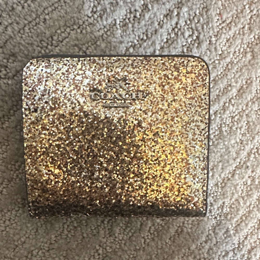 Coach Sparkling Gold Wallet